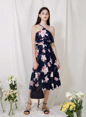 Archive: Wildflower Double Tiers Midi Dress (Floral)