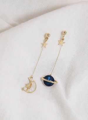 Celestial Gold Drop Earrings